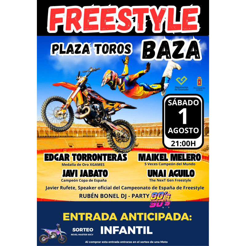 ENTRADA INFANTIL FREESTYLE BAZA