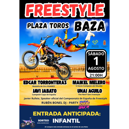 ENTRADA INFANTIL FREESTYLE BAZA